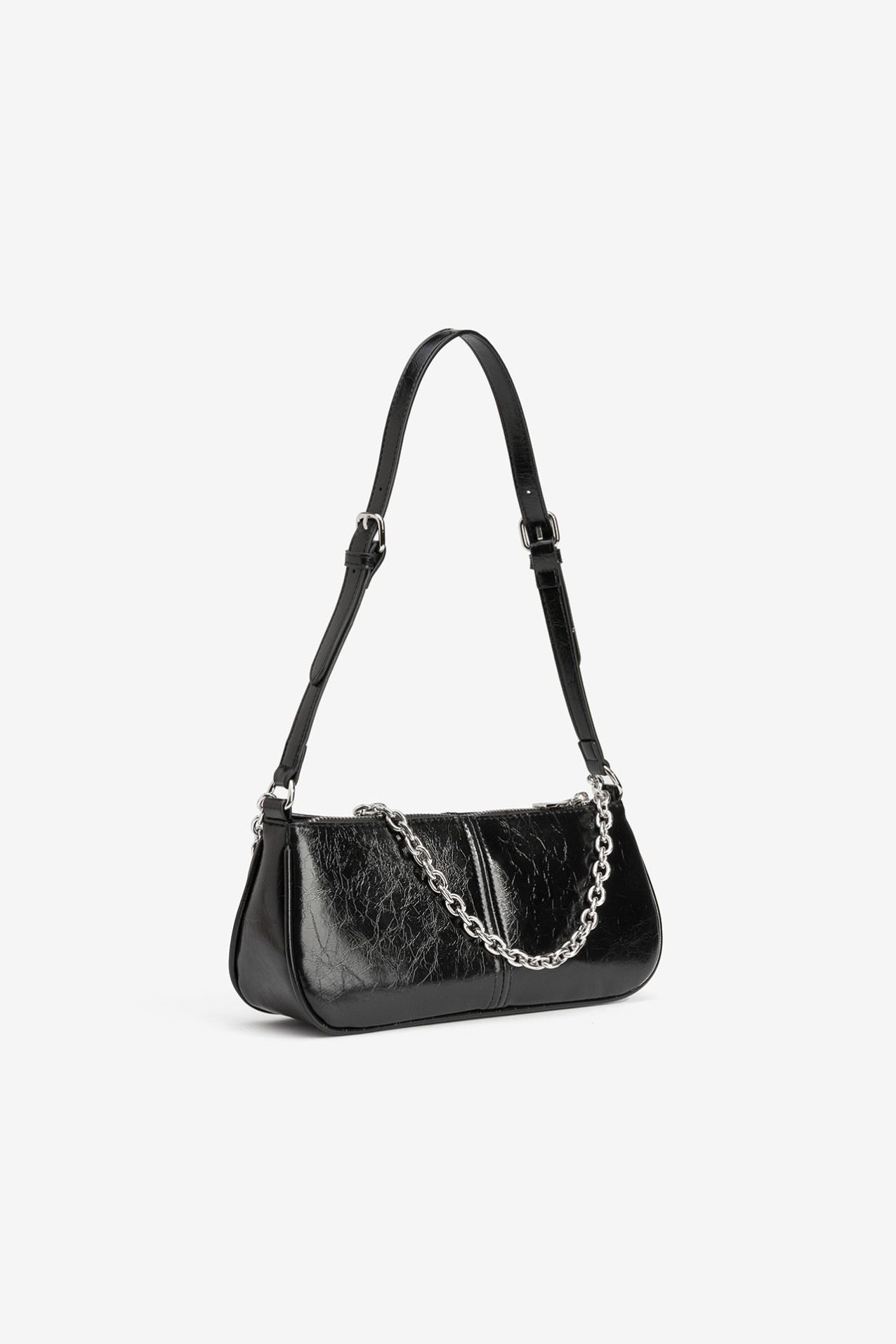 Sleek Black Shoulder Bag