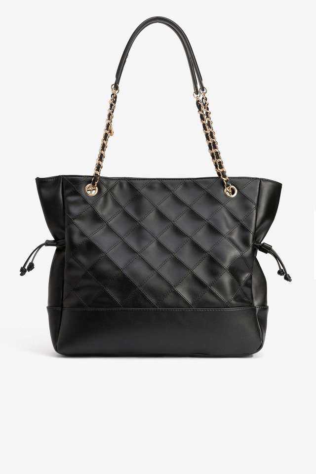 Black Quilted Handbag