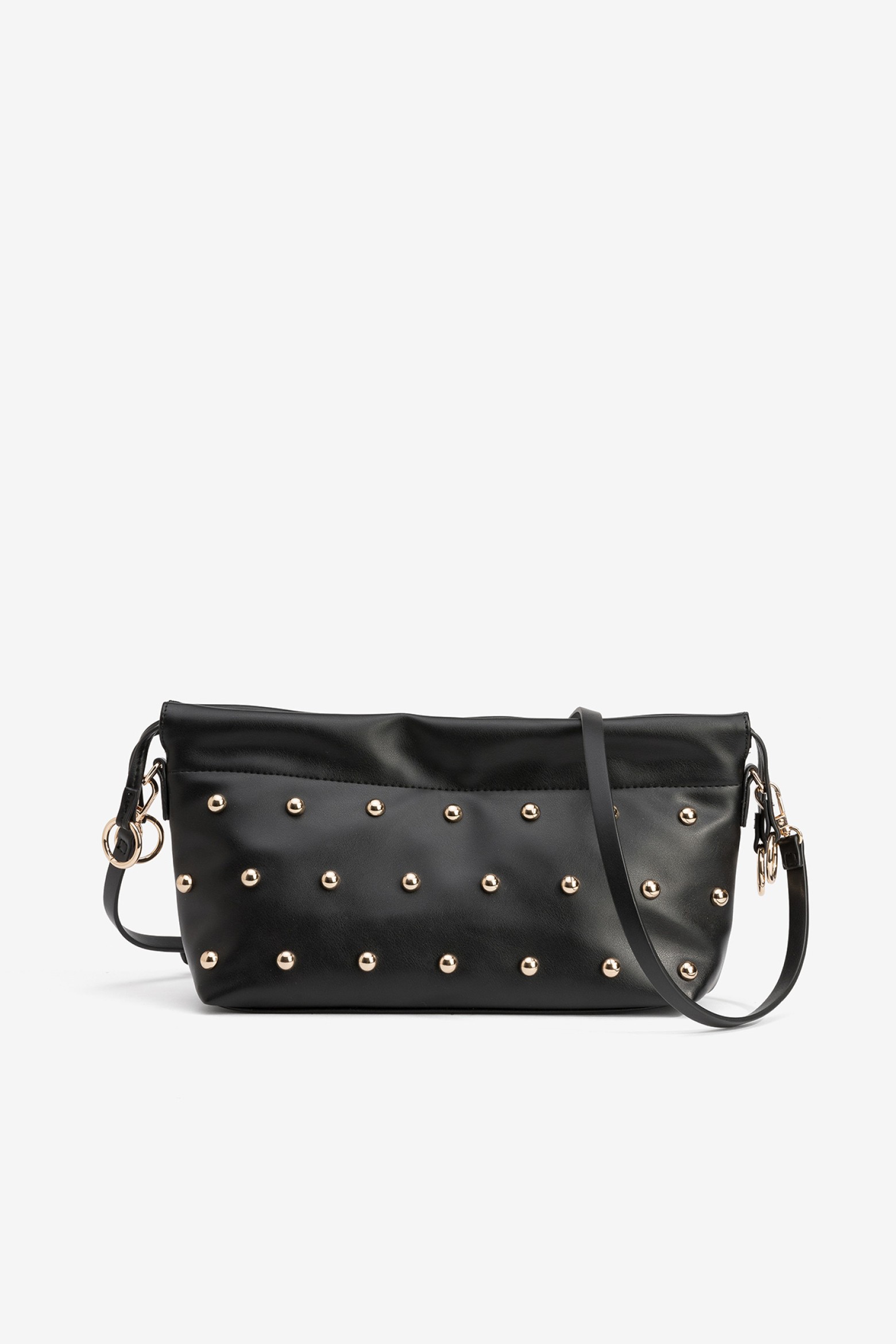 Black Studded Party Clutch