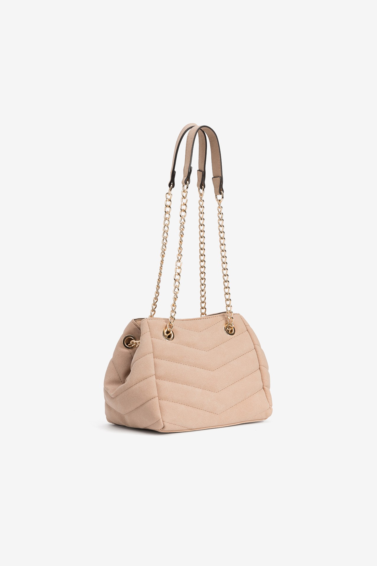 Bolso acolchado rosa claro