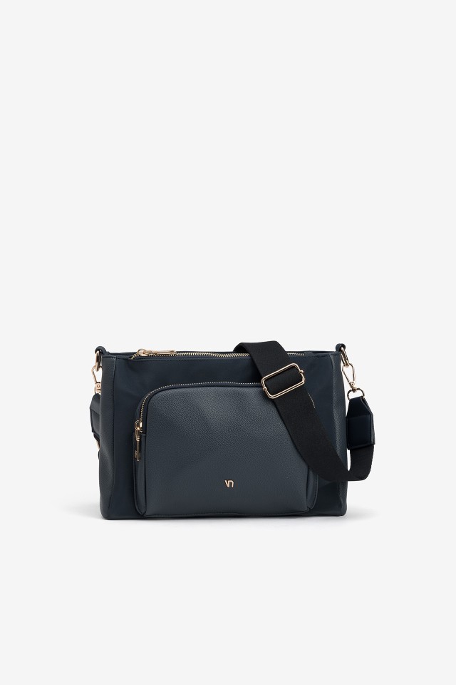 Bolso bandolera azul marino