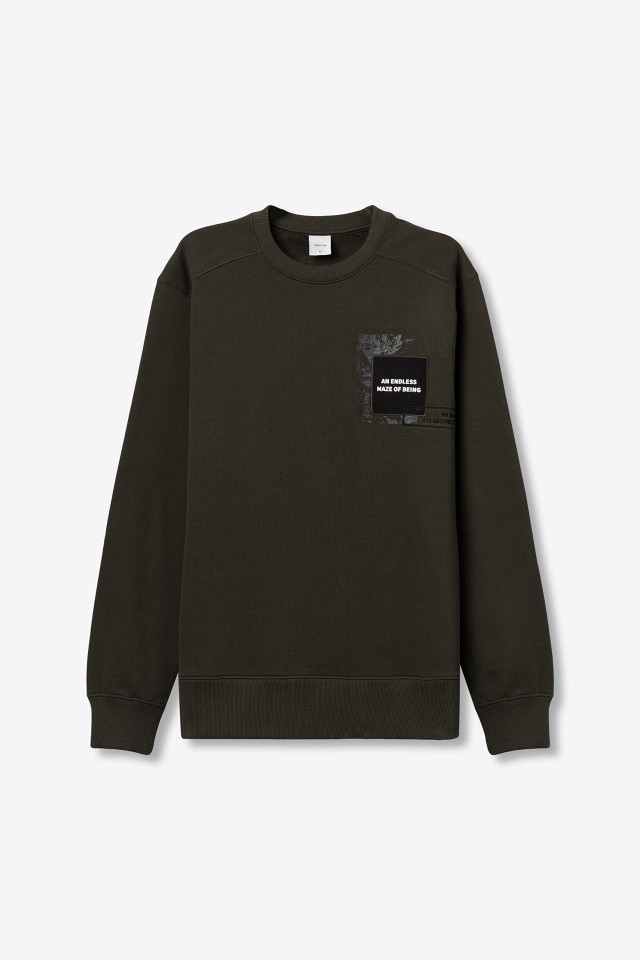 Sweat Verde com Patch