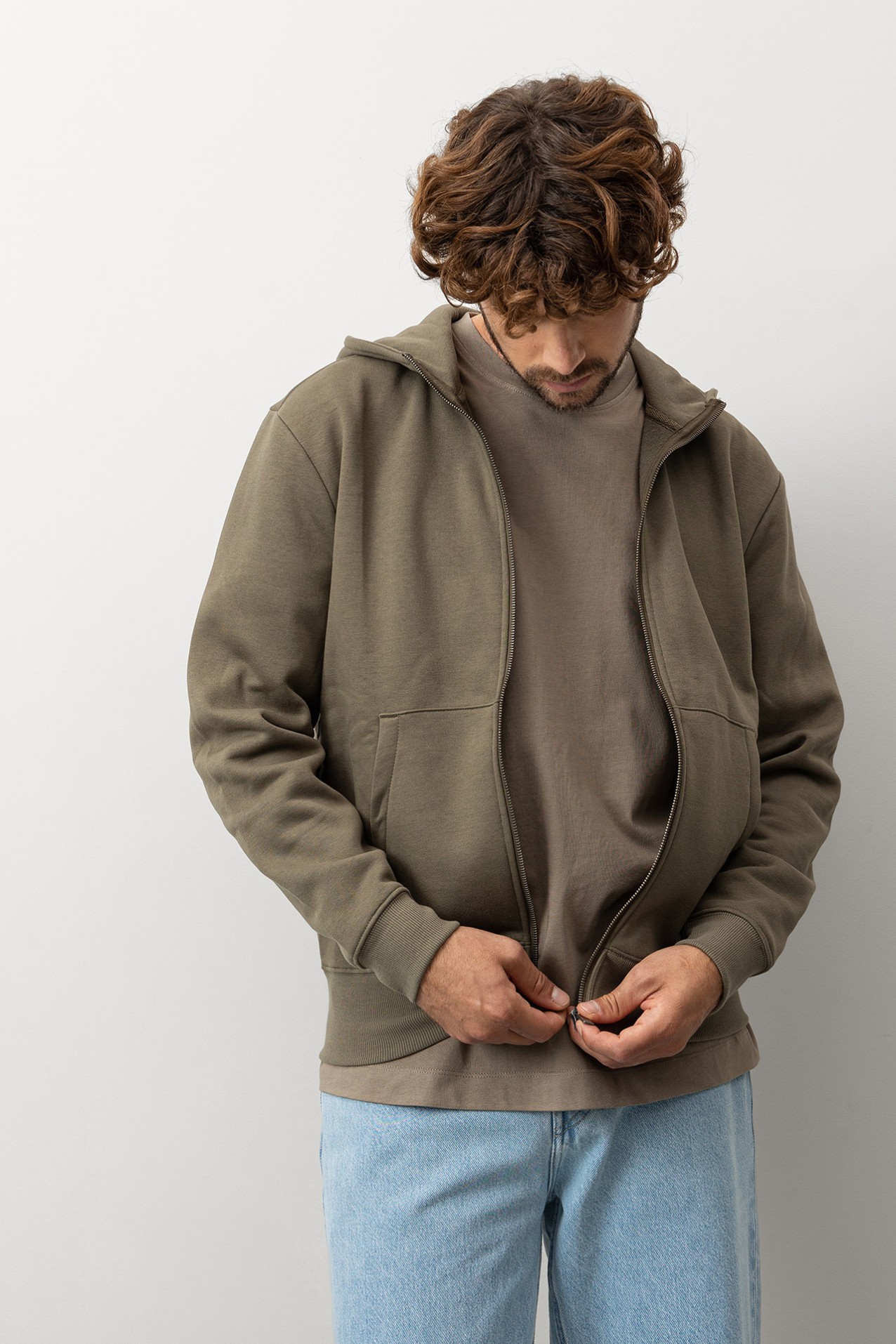 Casaco Verde com Capuz