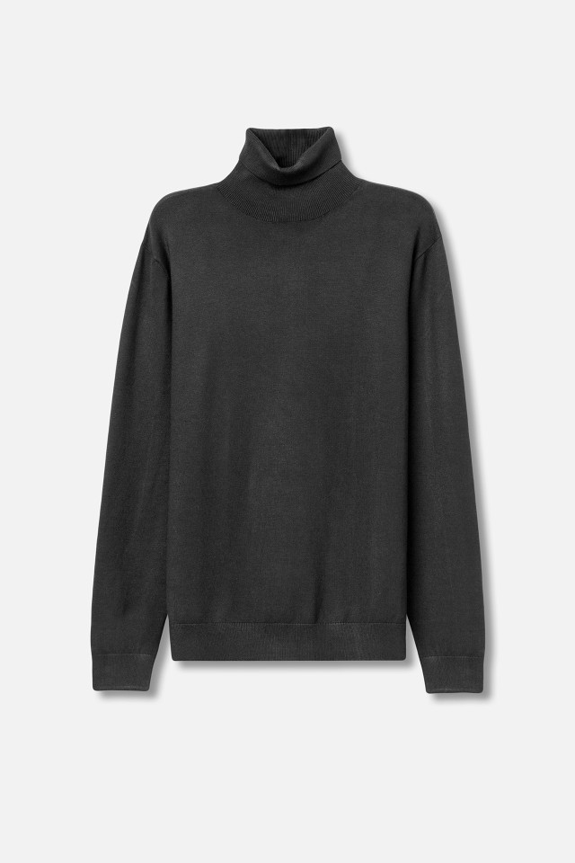 Grey Turtleneck Sweater Grey Turtleneck Sweater