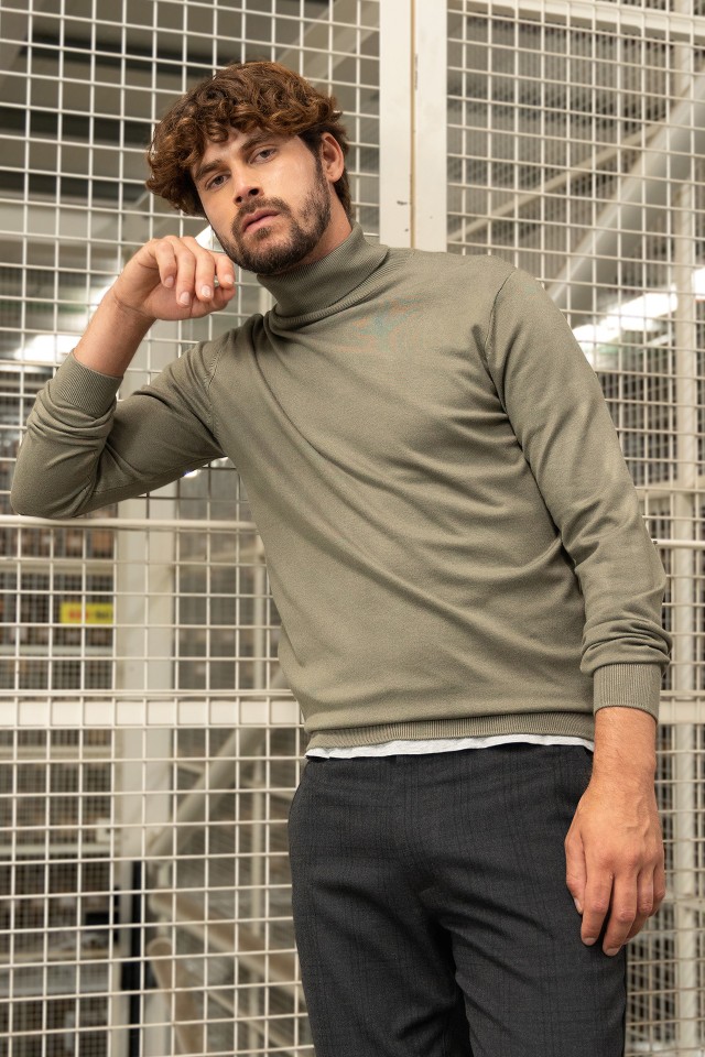 Green Turtleneck Sweater Green Turtleneck Sweater