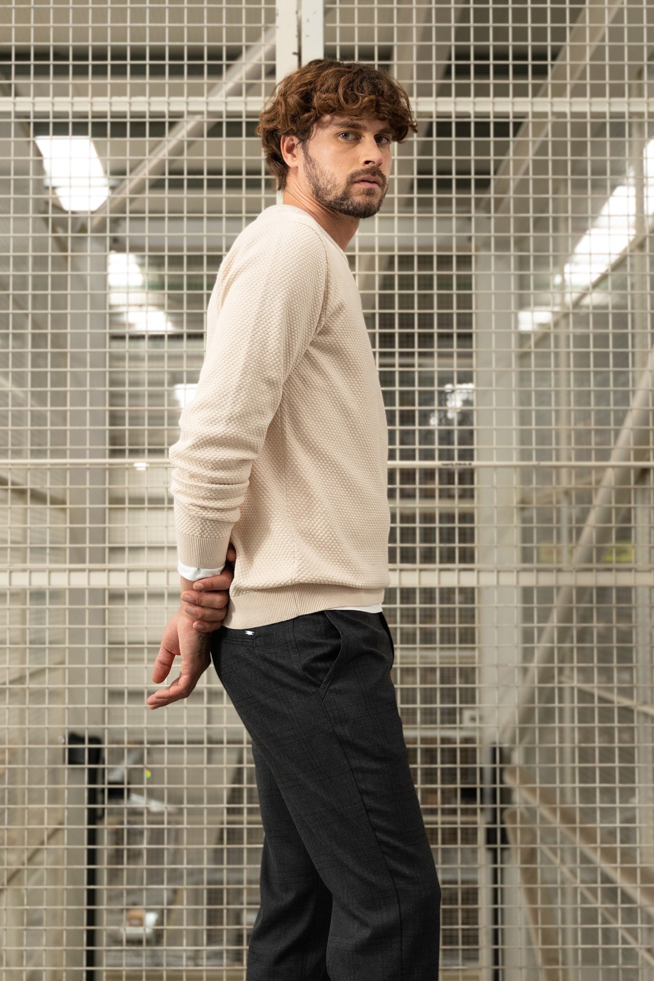 Light Grey Knit Sweater