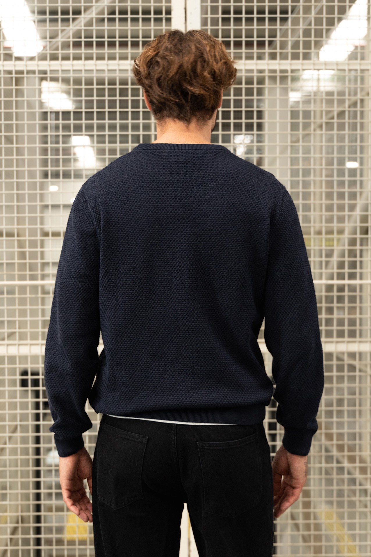Dark Navy Knit Sweater