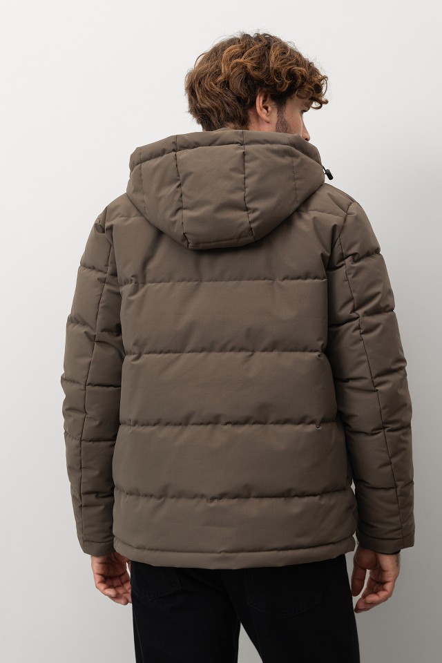Quilted Jacket with Removable Hood Quilted Jacket with Removable Hood
