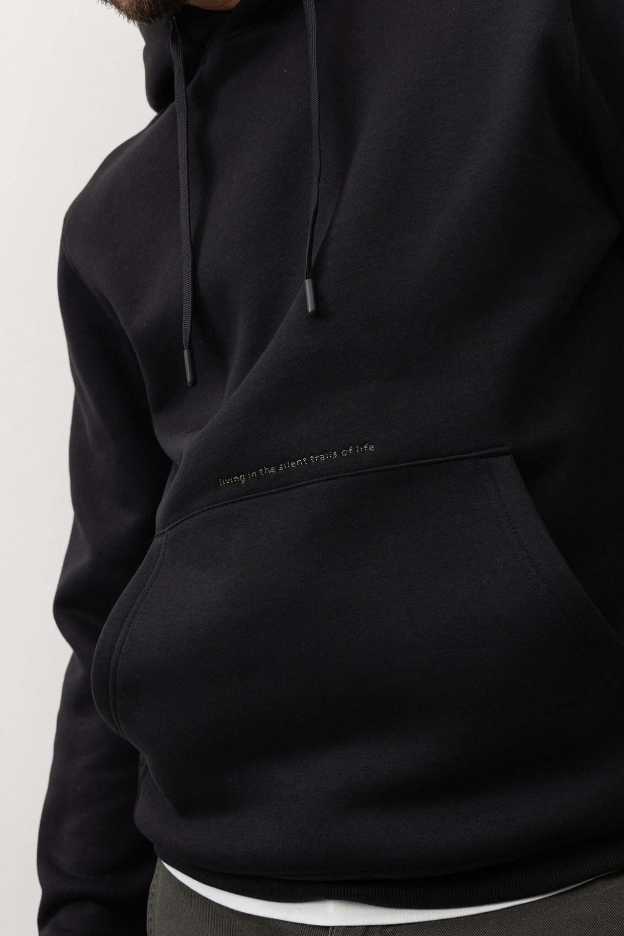 Black Graphic Hoodie