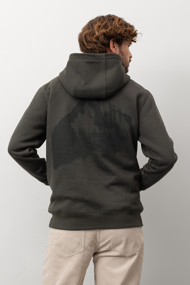 Hoodie Verde Masculino Regular Hoodie Verde Masculino Regular