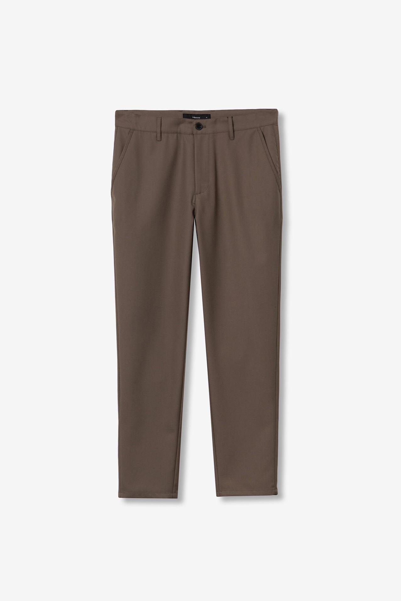 Light Brown Cropped Chinos