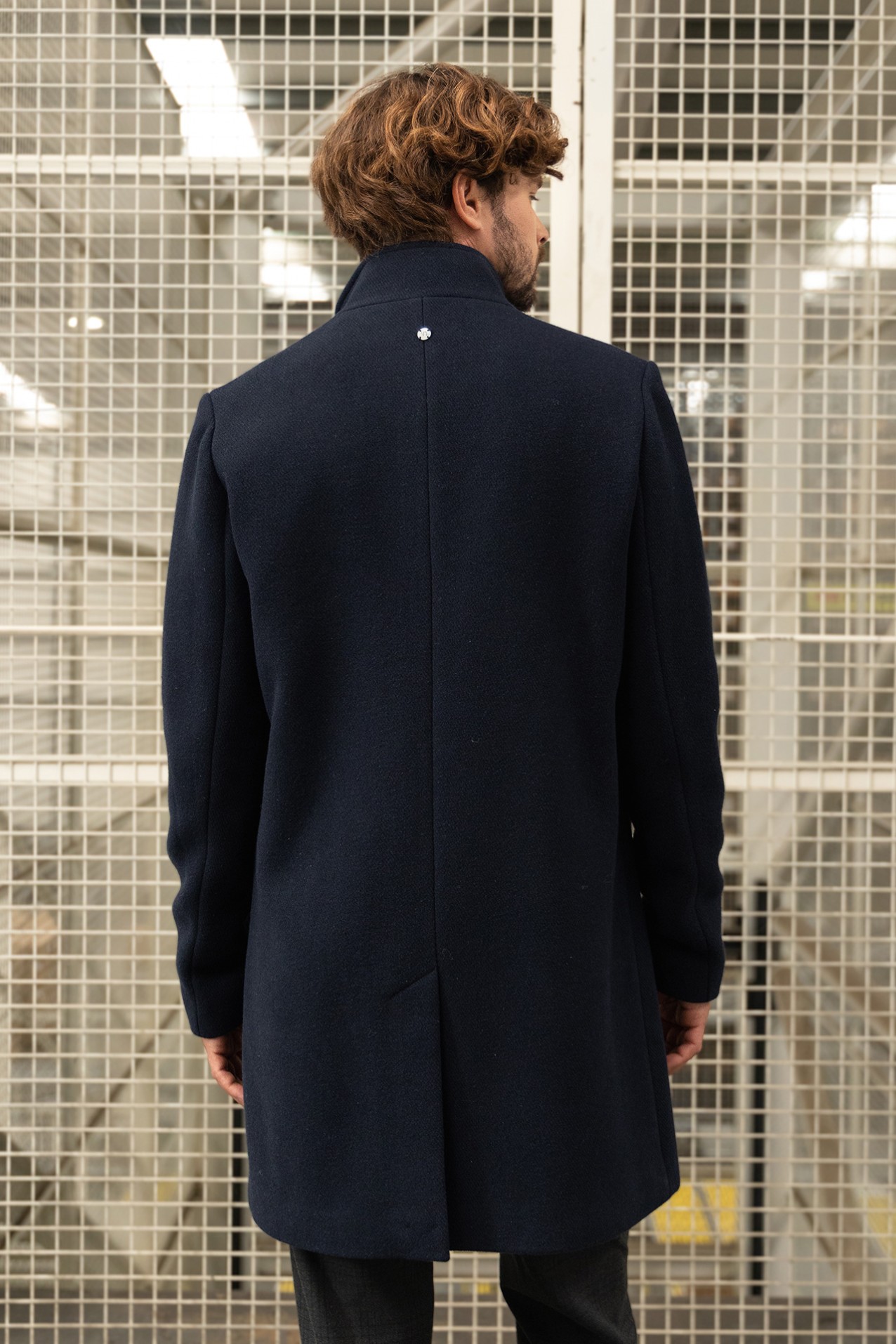 Dark Navy Long Coat