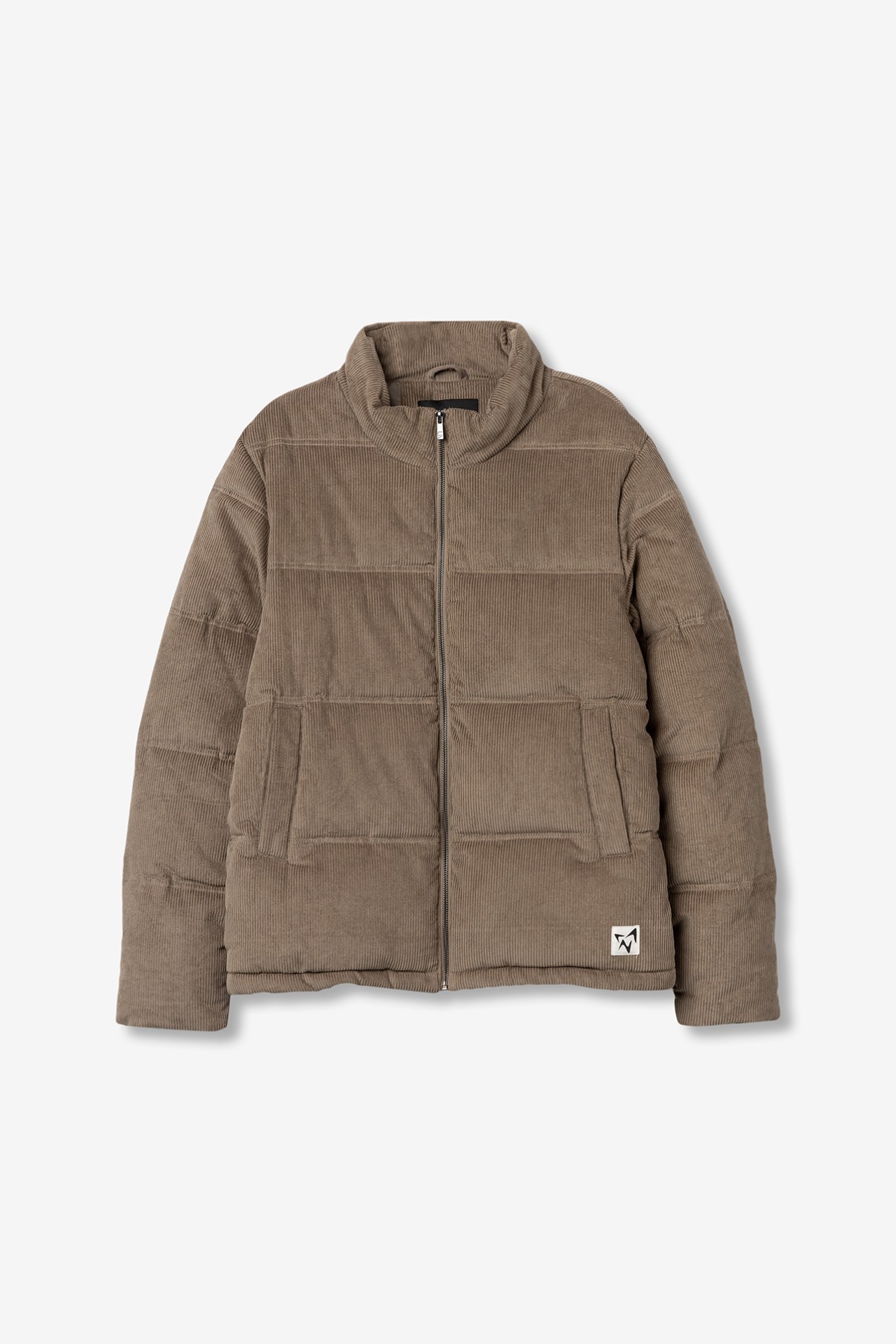 Casaco acolchado bege