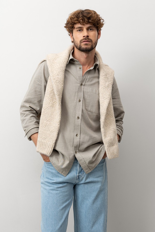 Casual Green Long Sleeve Shirt Casual Green Long Sleeve Shirt