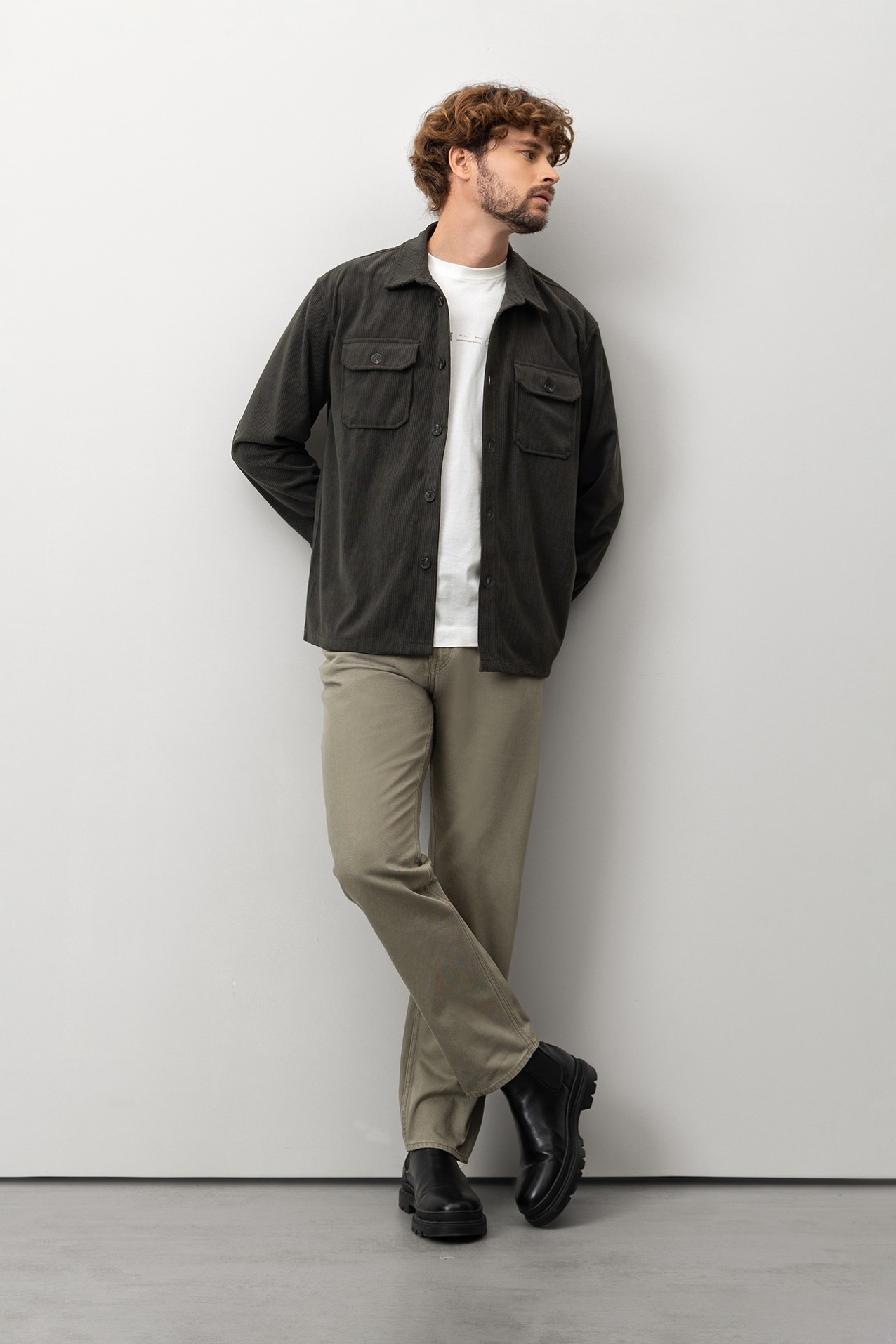 Dark Green Relaxed Shirt