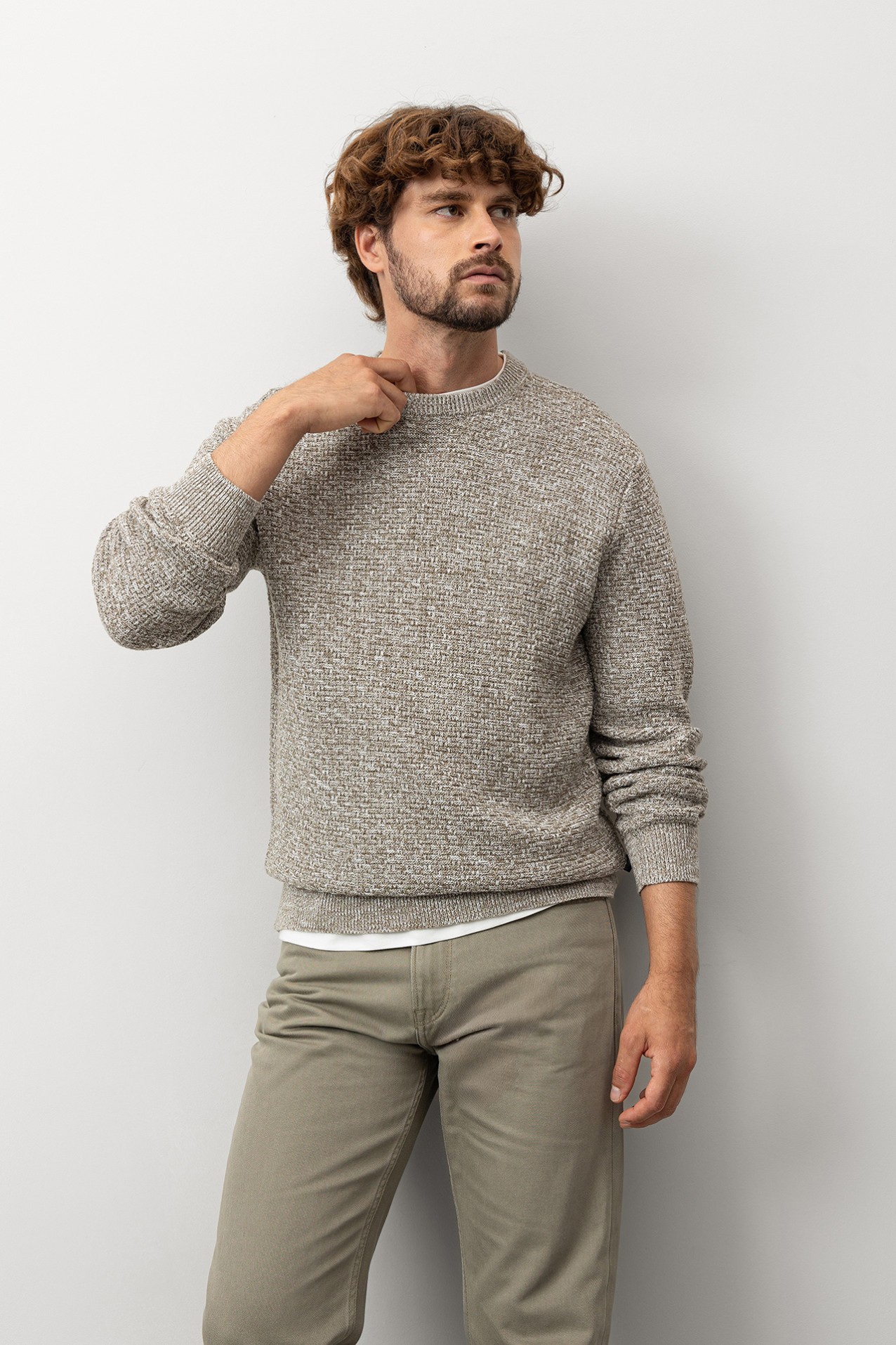 Grey Knit Sweater