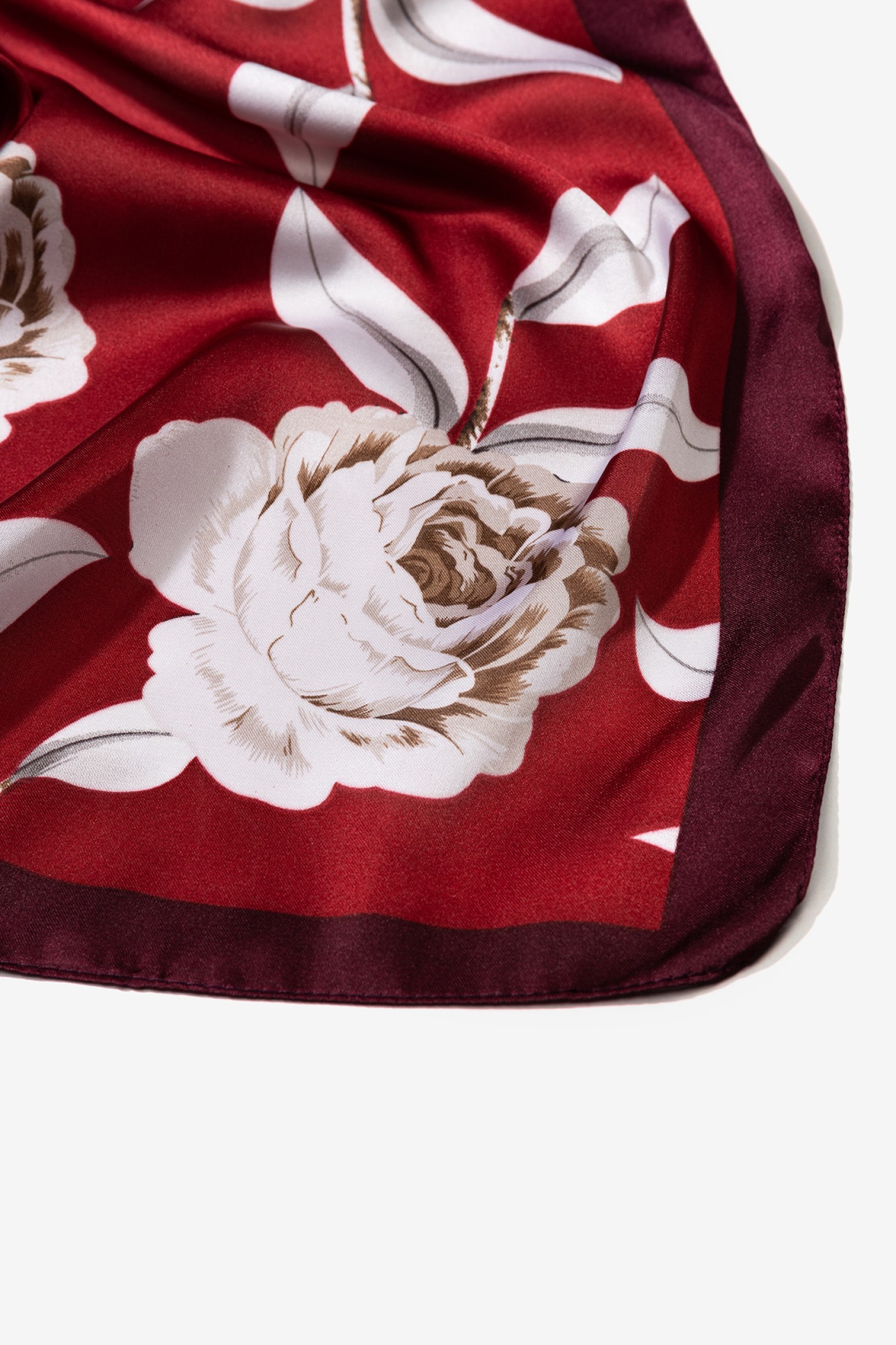 Floral Satin Bandana