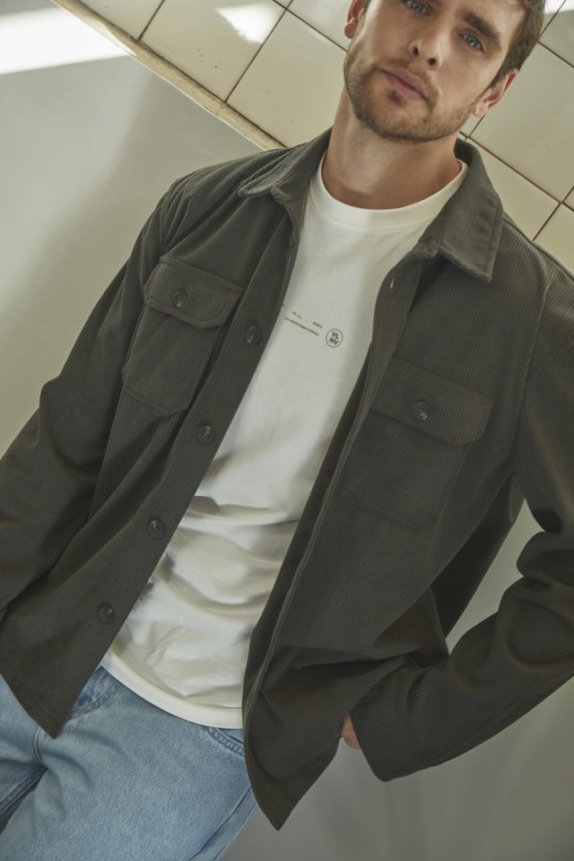 Dark Green Relaxed Shirt