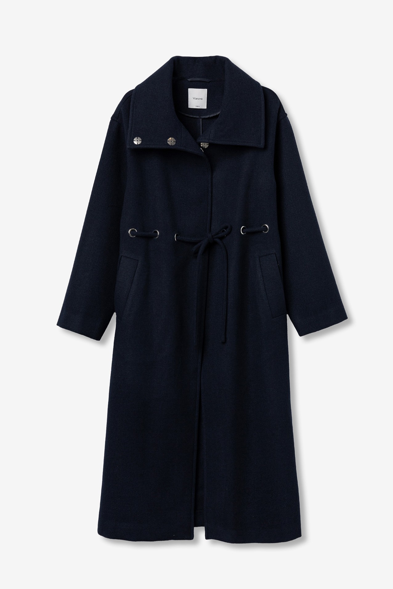 Casaco Comprido com Cinto Corda