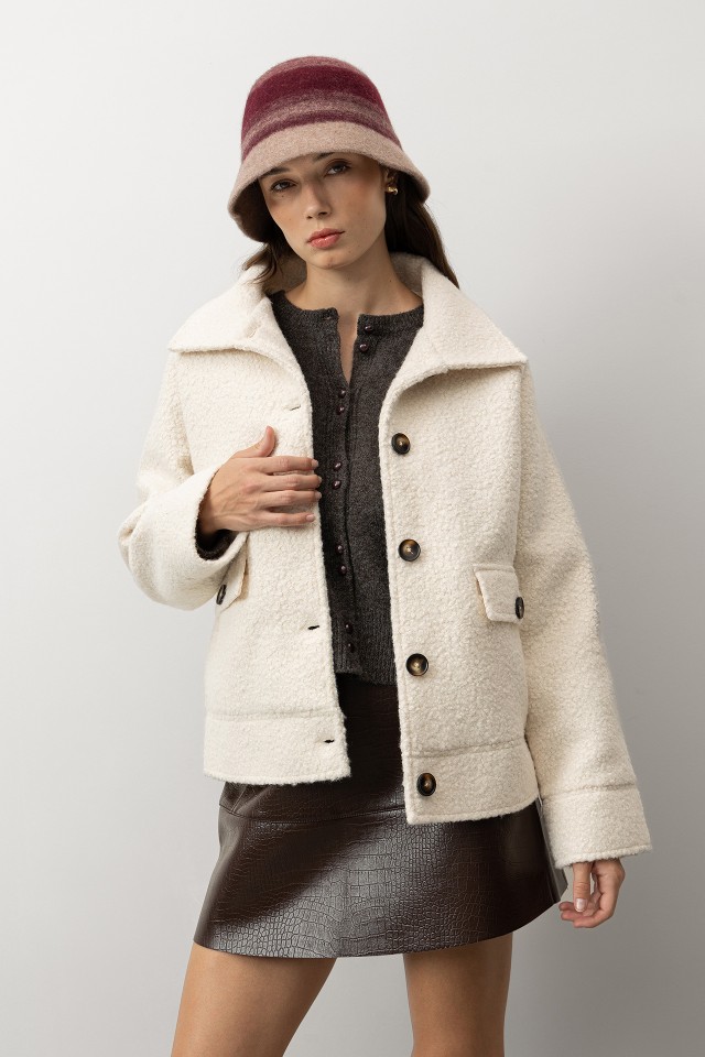 Relaxed Fit Bouclé Jacket Relaxed Fit Bouclé Jacket