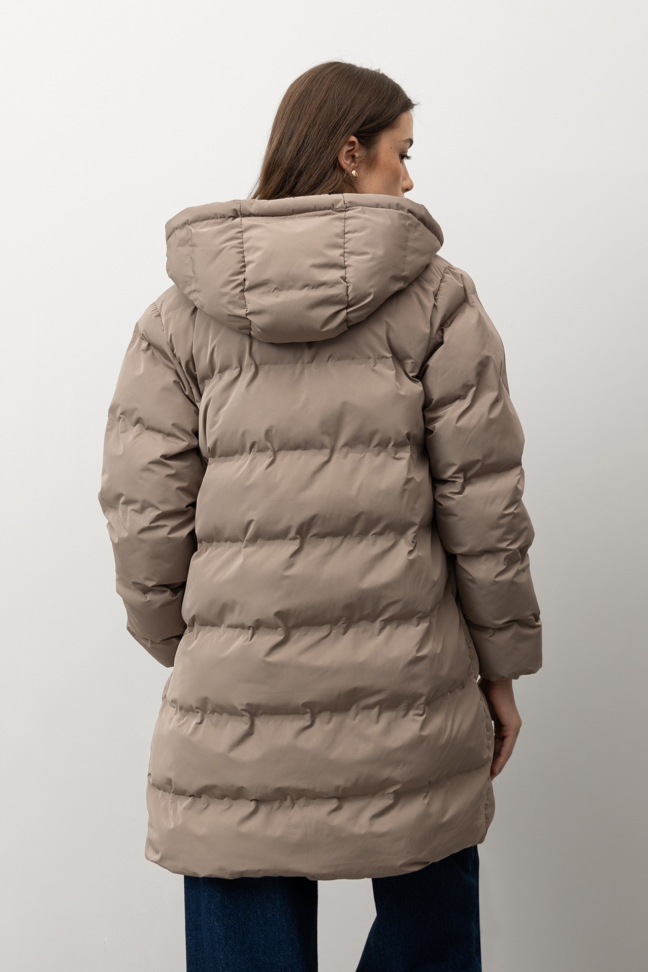 Casaco Comprido Relaxed Bege