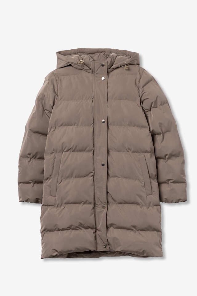 Casaco Comprido Relaxed Bege Casaco Comprido Relaxed Bege