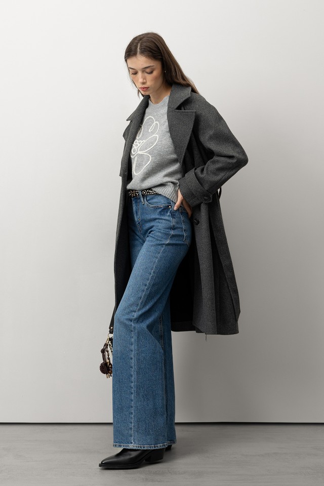 Wool-Effect Trench Coat Wool-Effect Trench Coat