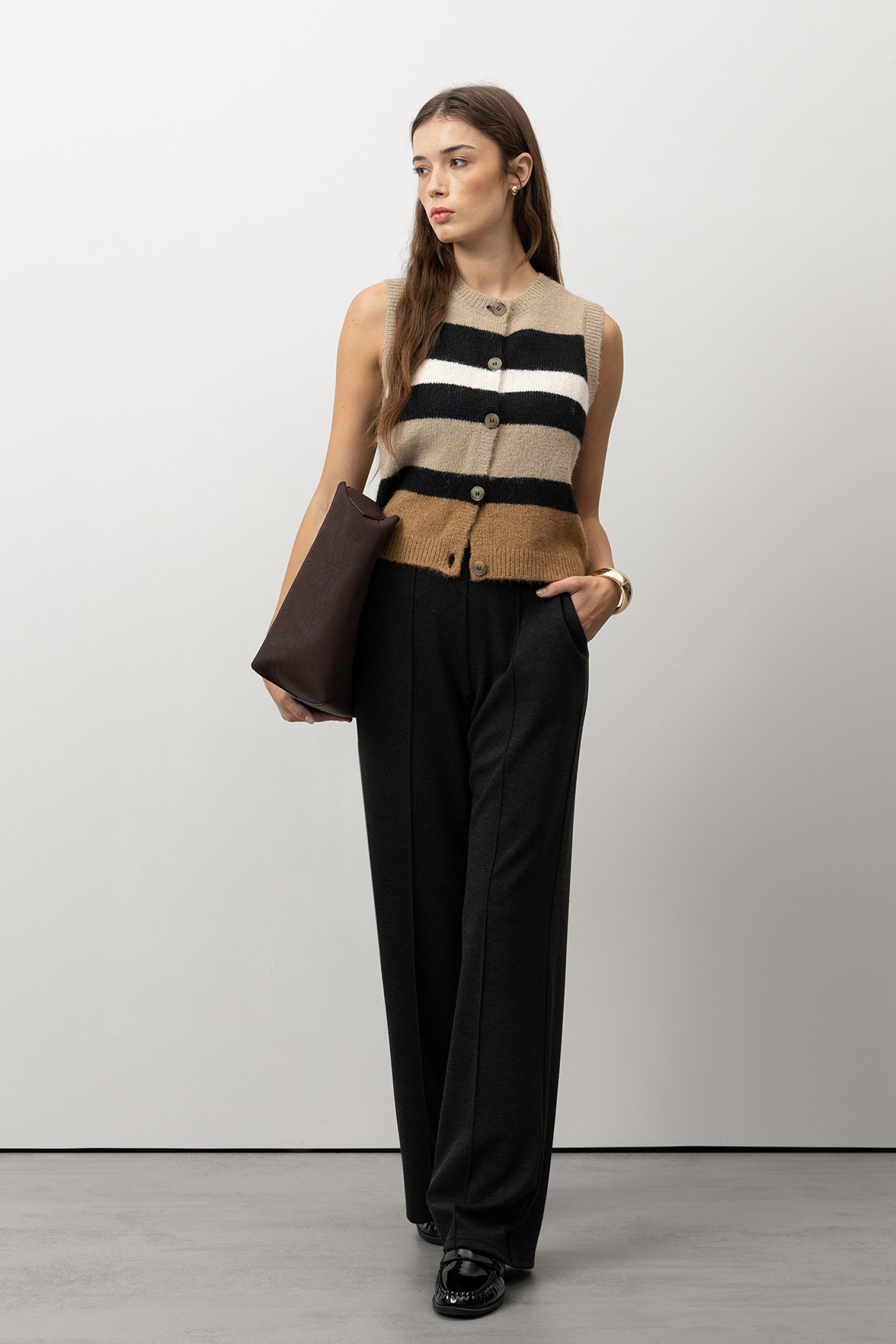 Black Wide Leg Trousers