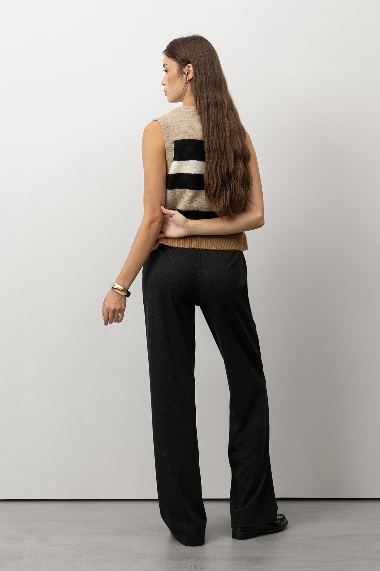 Black Wide Leg Trousers