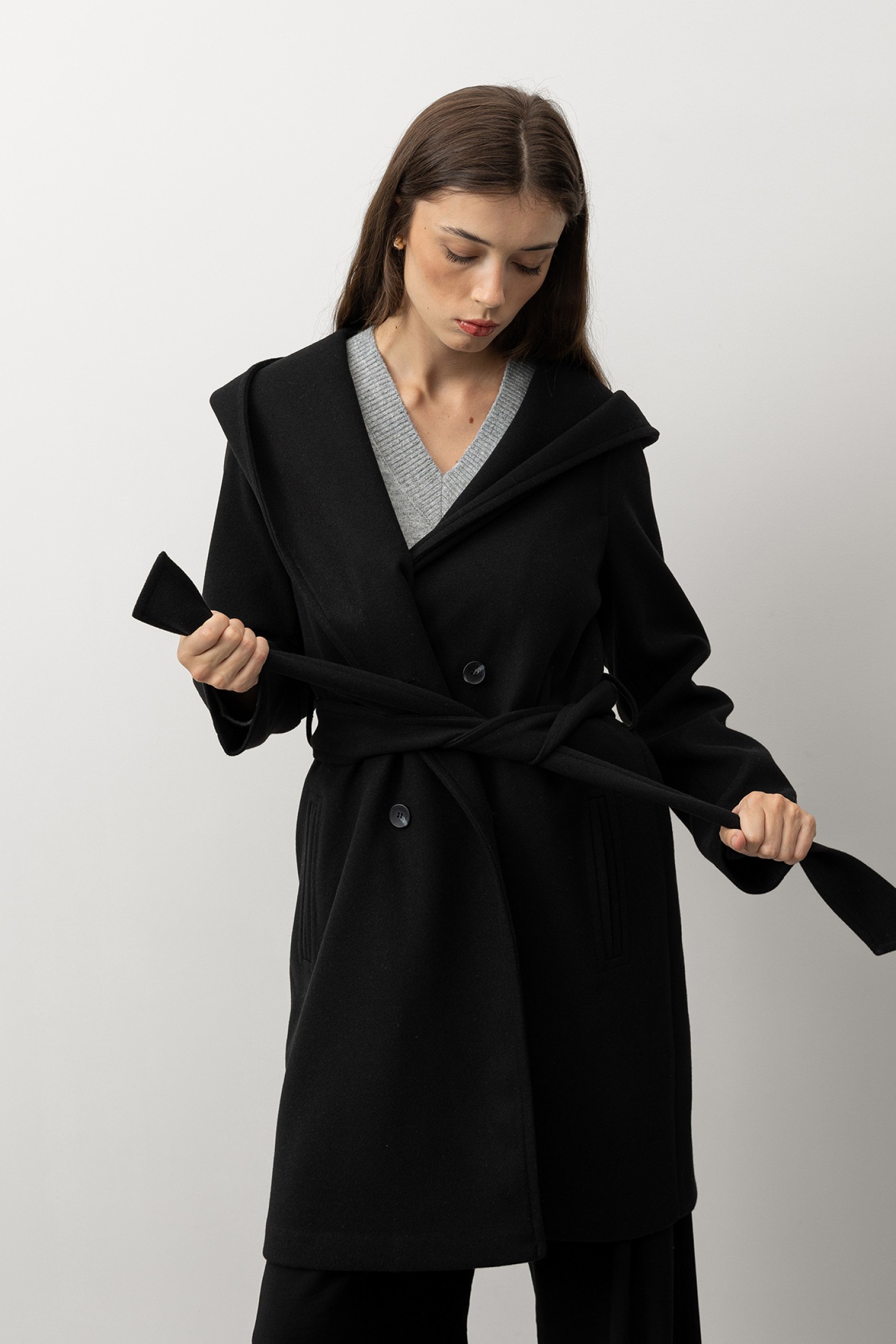 Casaco Comprido com Capuz