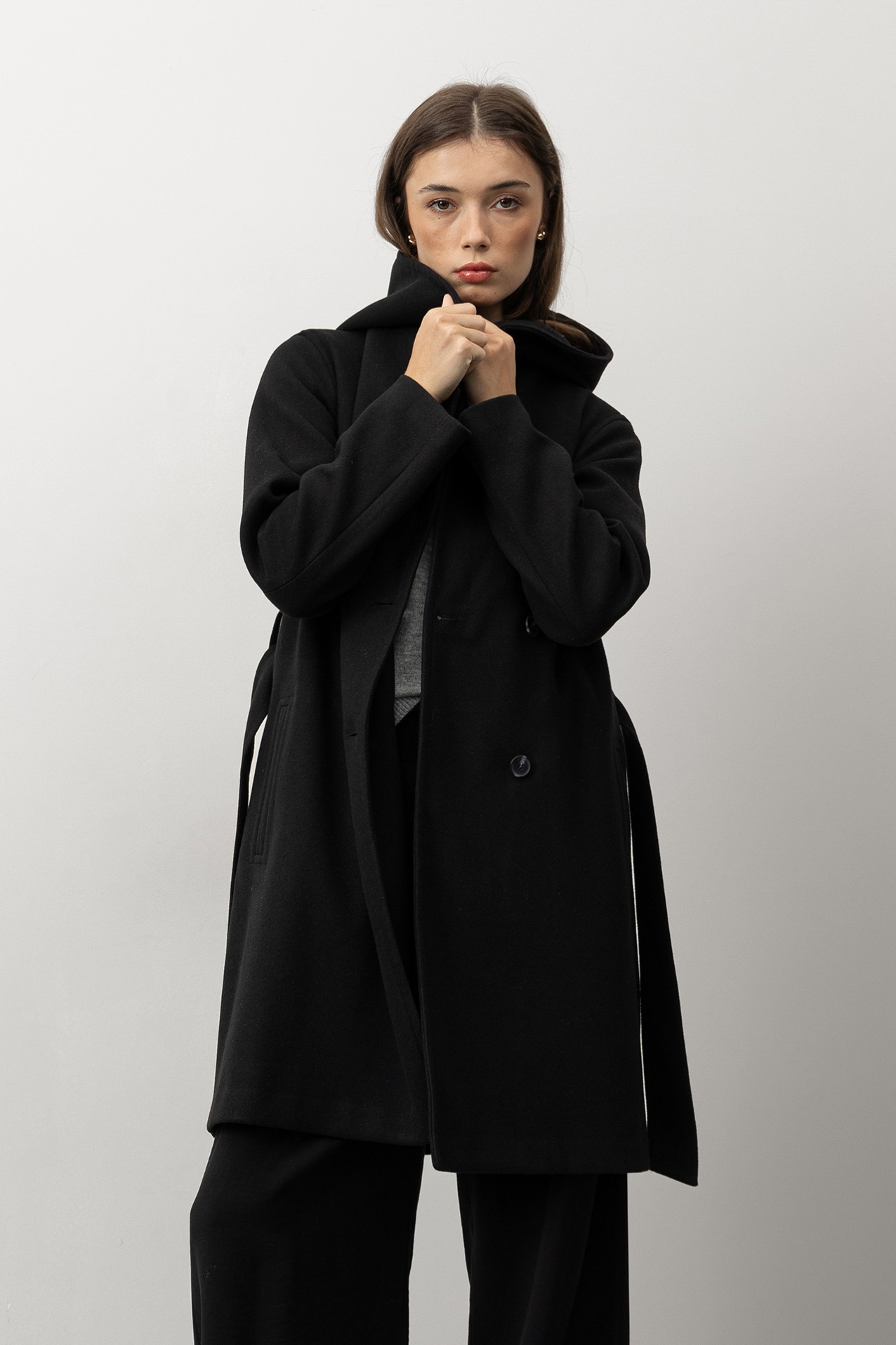 Casaco Comprido com Capuz