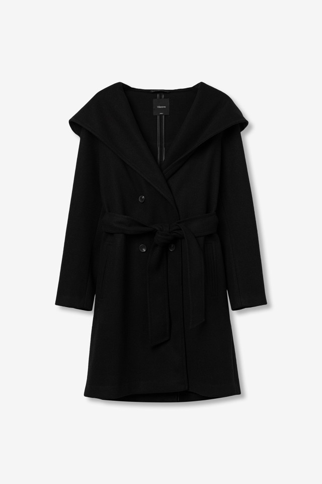 Casaco Comprido com Capuz Casaco Comprido com Capuz