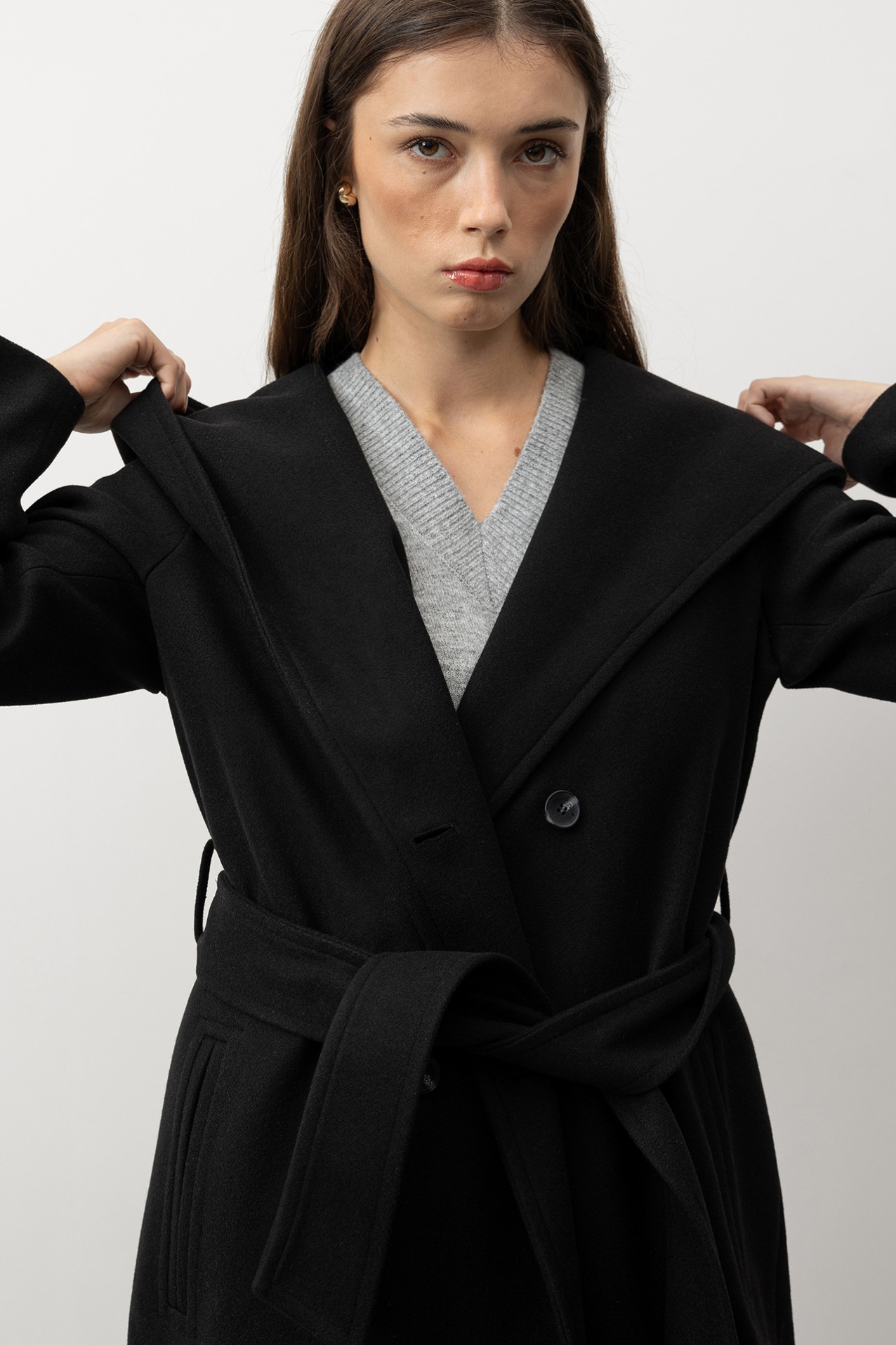 Casaco Comprido com Capuz