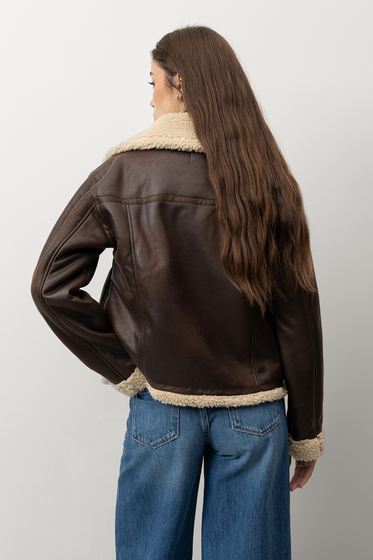 Casaco Castanho Relaxed