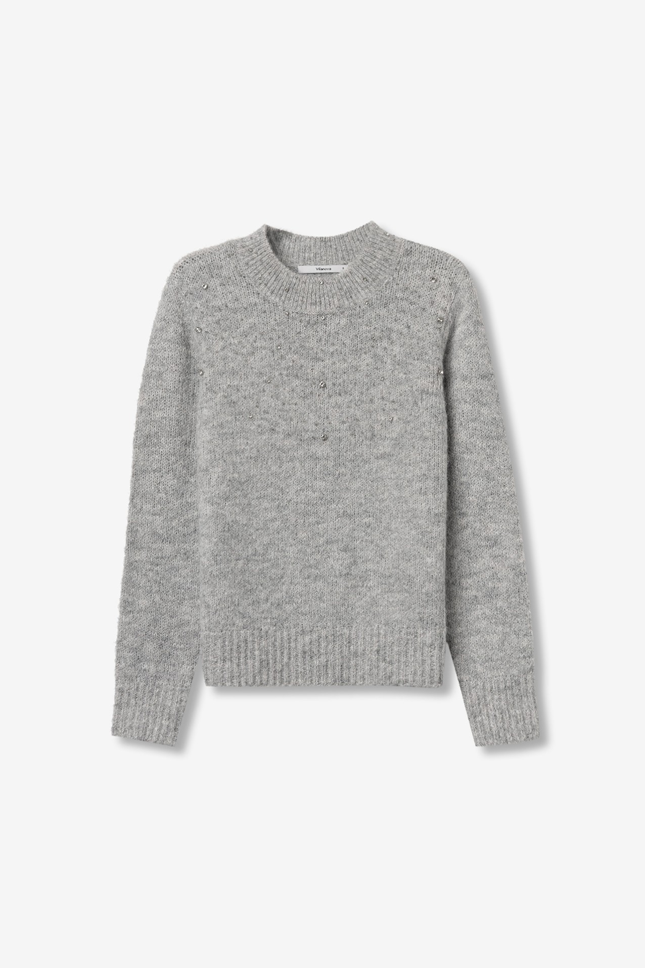 Camisola Tricotada Relaxed Cinza