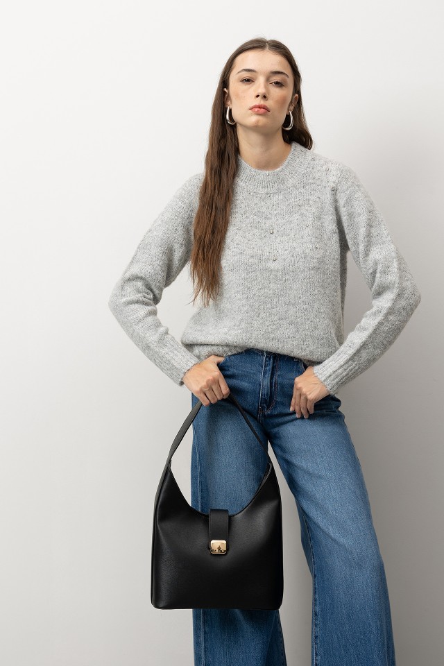 Grey Knit Sweater Grey Knit Sweater