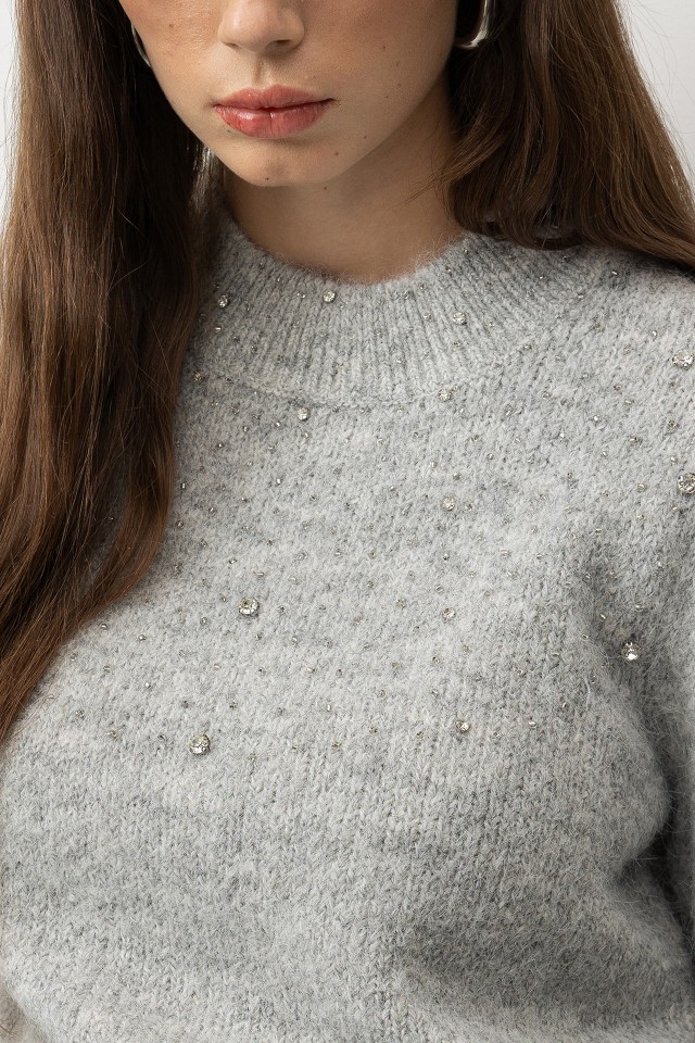 Grey Knit Sweater Grey Knit Sweater