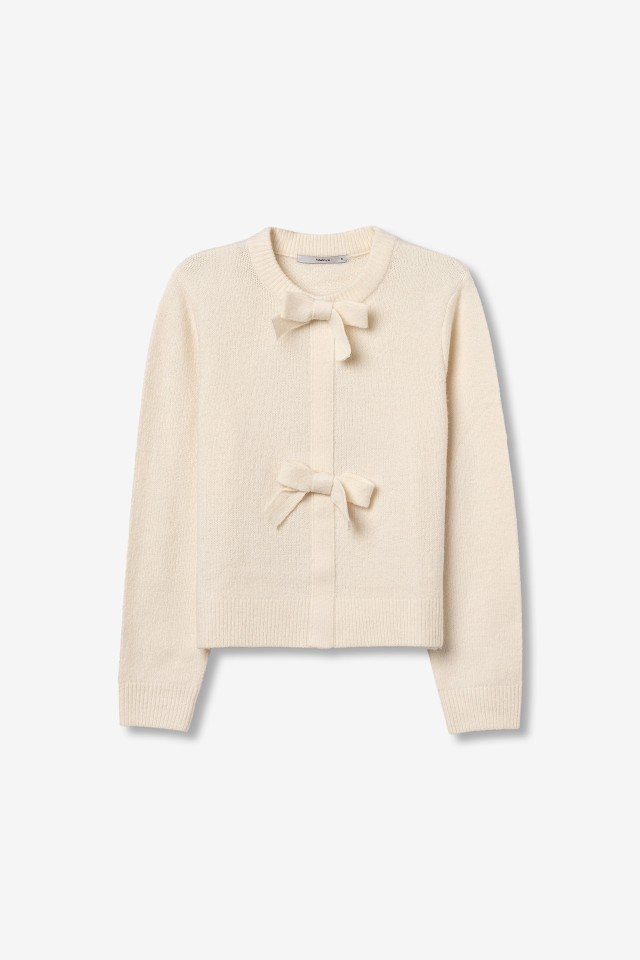 Camisola Tricotada com Laços Camisola Tricotada com Laços