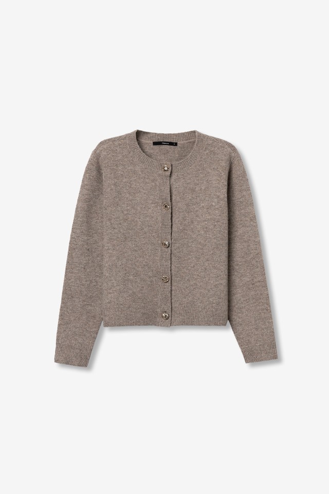 Cardigan Bege Tricotado Cardigan Bege Tricotado