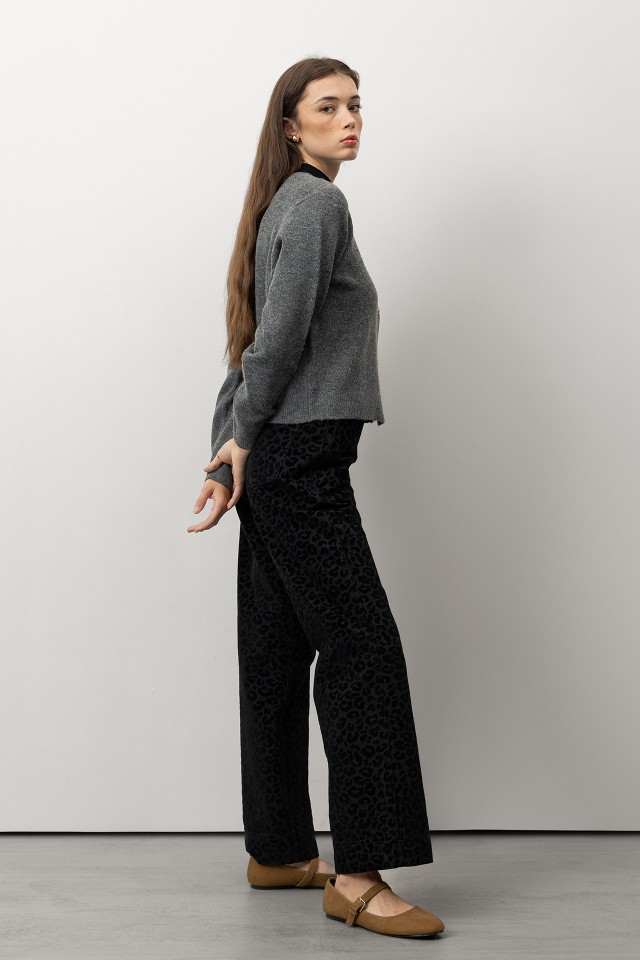 Calças Culotte Pretas Calças Culotte Pretas