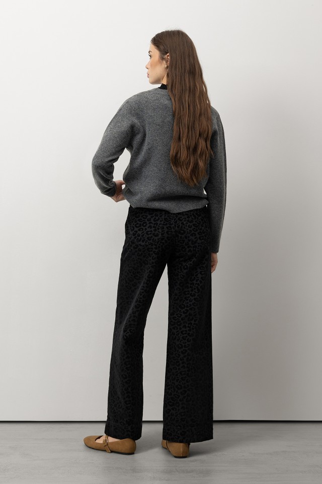 Calças Culotte Pretas Calças Culotte Pretas