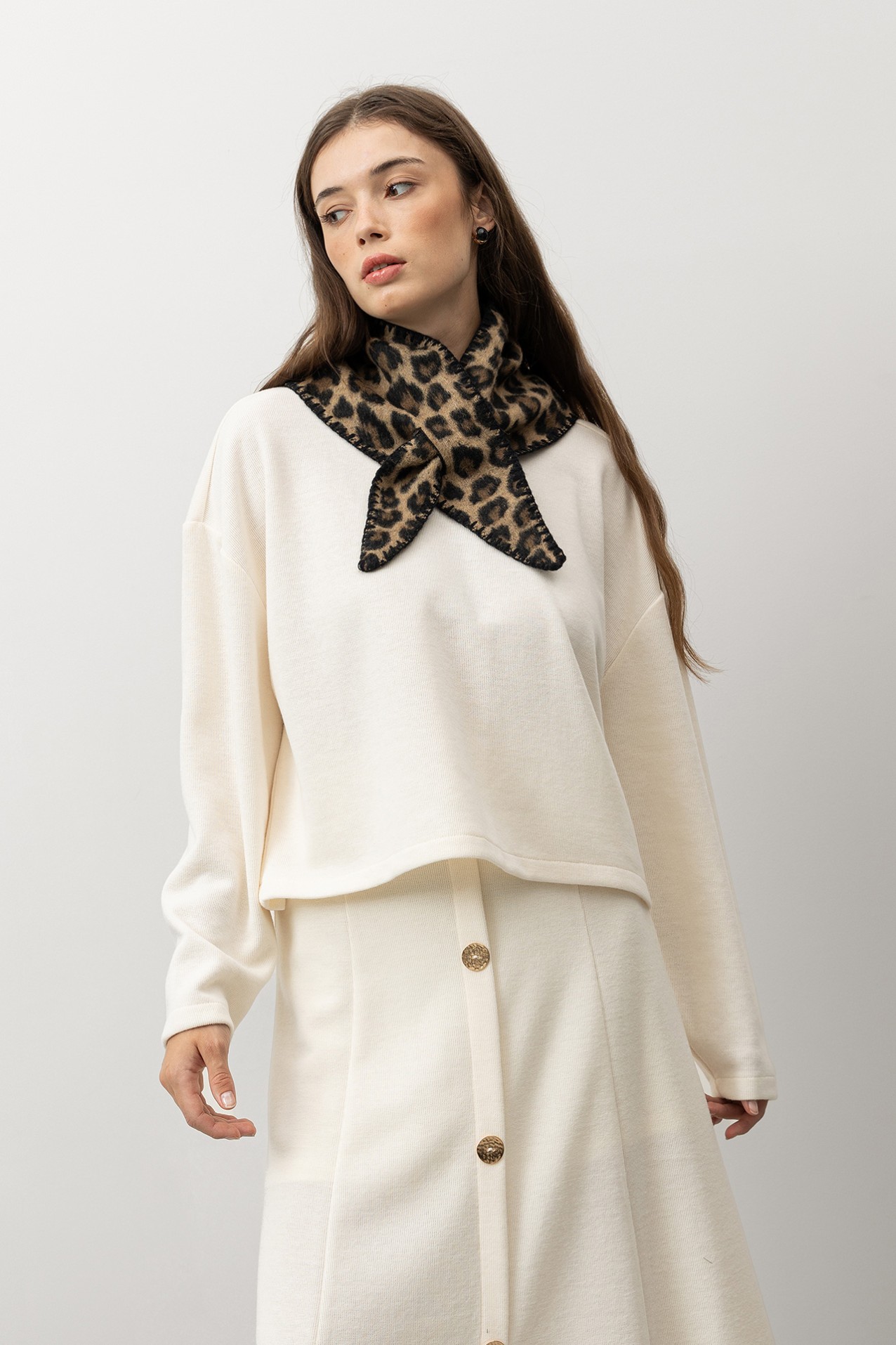 White Relaxed Sweater