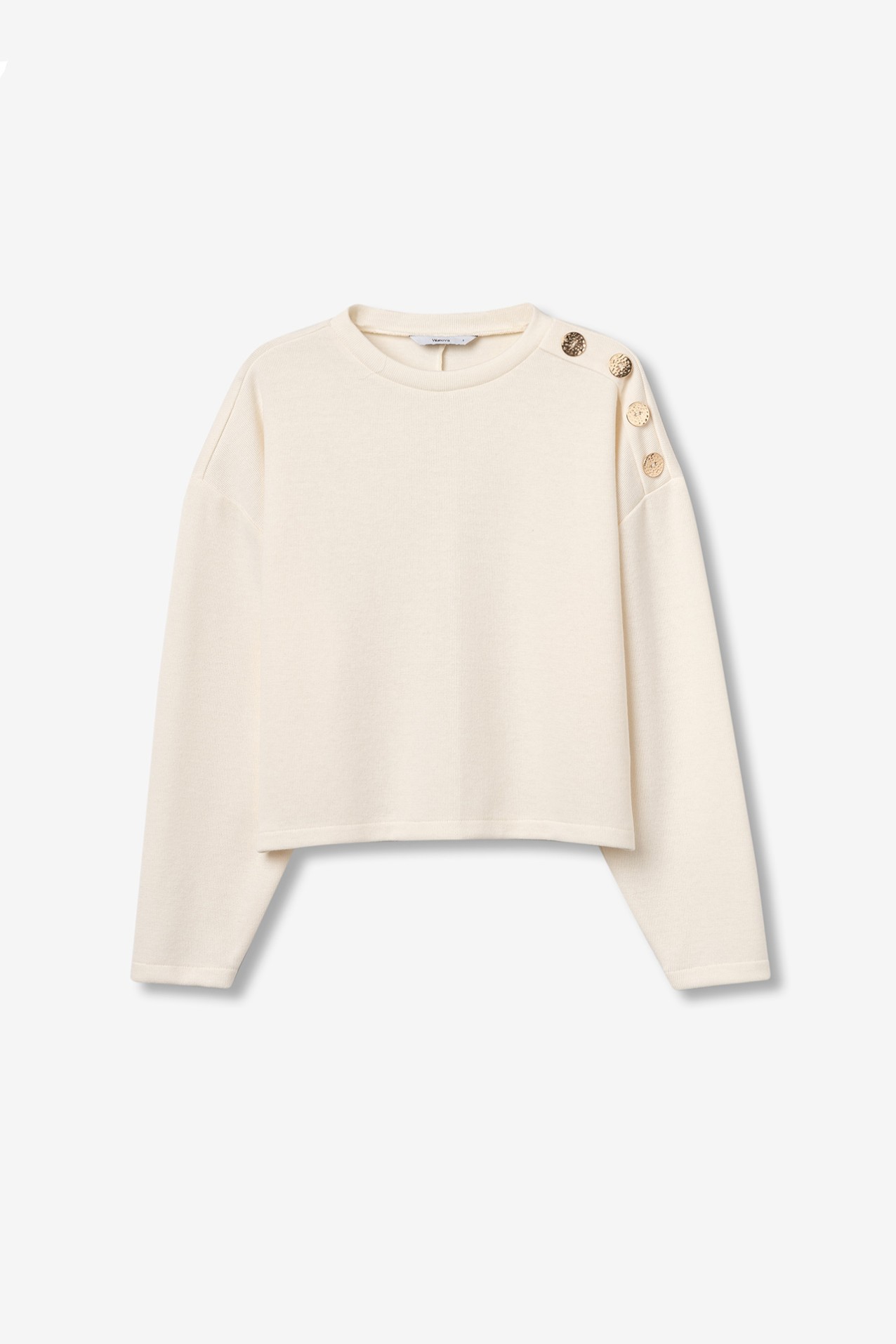 White Relaxed Sweater