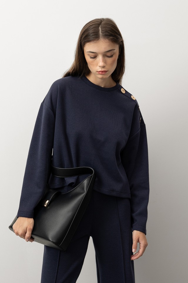 Sweat Azul Relaxed
