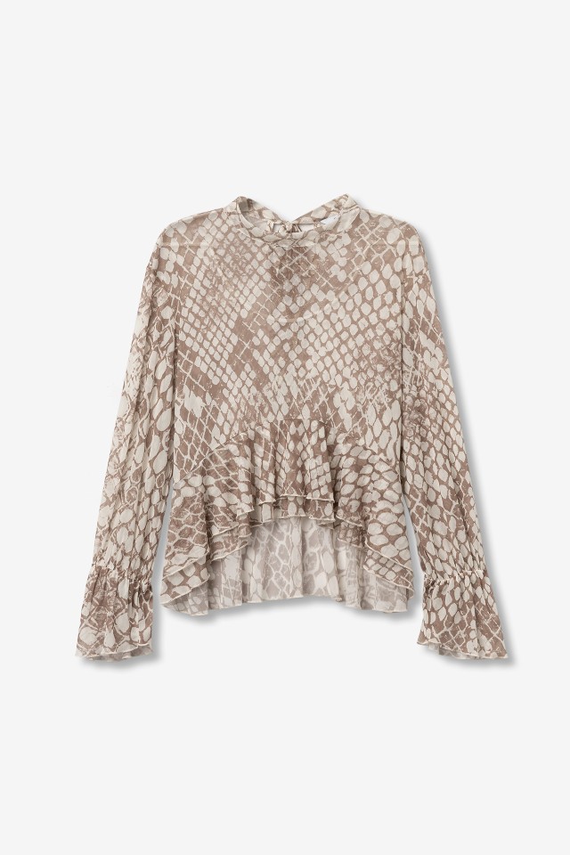 Geometric Pattern Blouse Geometric Pattern Blouse