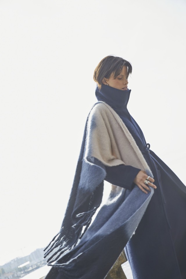 Brushed Tricolor Blanket Scarf Brushed Tricolor Blanket Scarf
