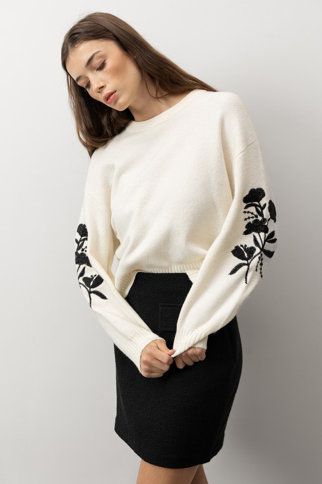 Cream Knit Sweater Cream Knit Sweater
