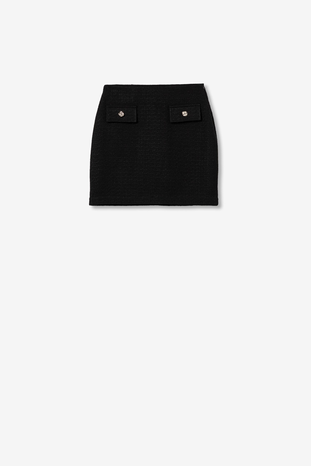 Skirt with Decorative Pockets