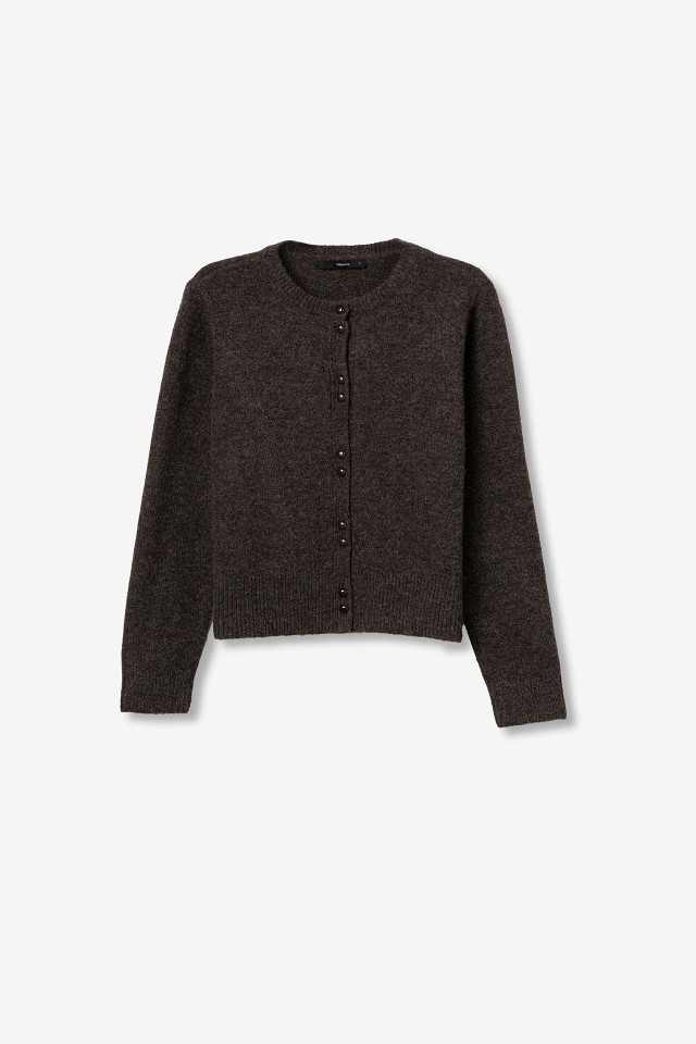 Brown Knit Cardigan Brown Knit Cardigan