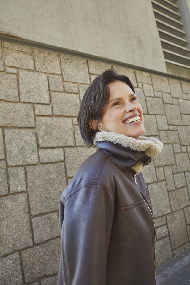 Casaco Castanho Relaxed Casaco Castanho Relaxed